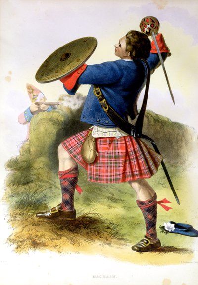 جيليس ماكبين في Culloden عام 1746 بواسطة روبرت رونالد مكيان